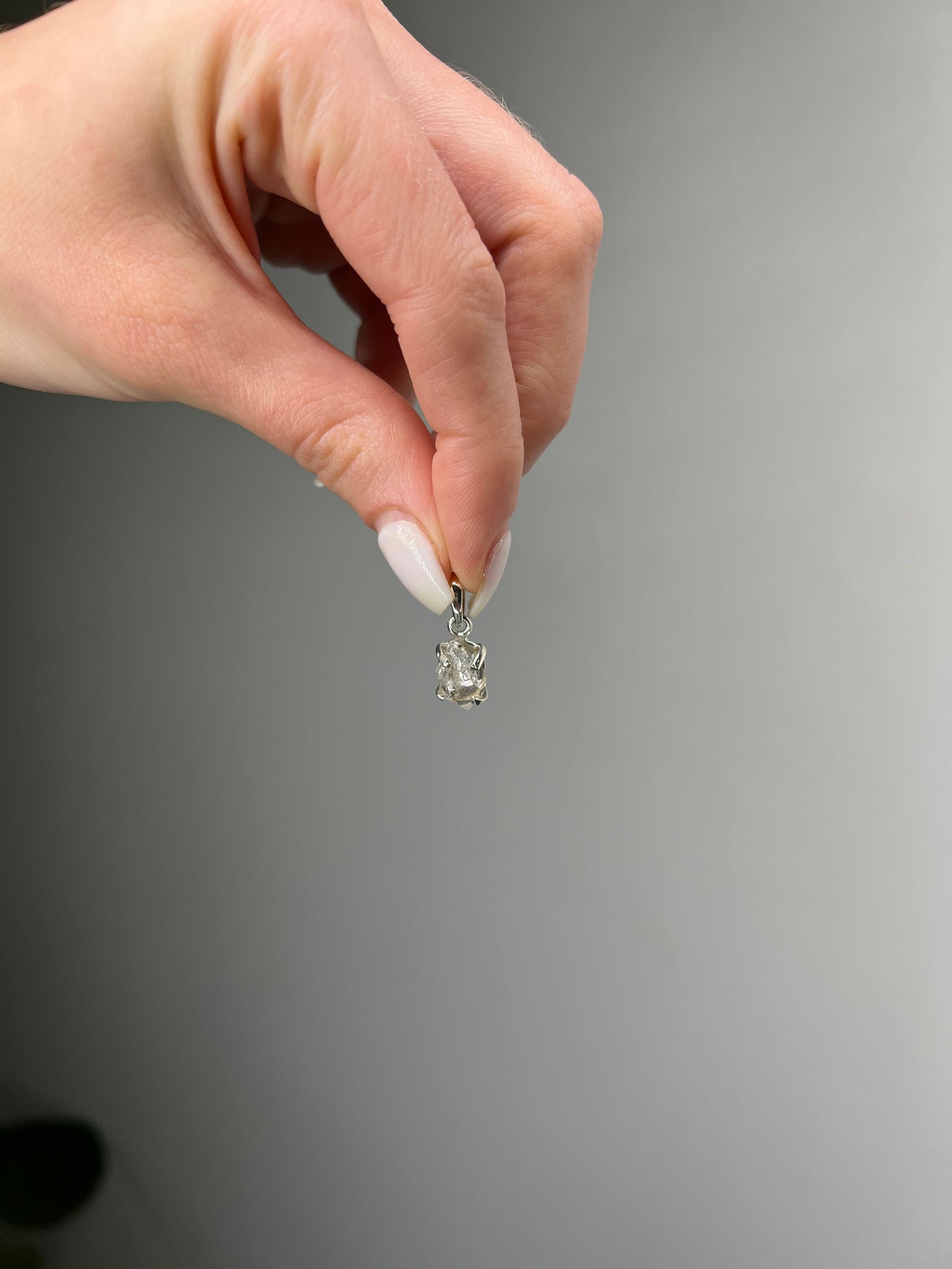 Herkimer Diamond 925 Sterling Silver Pendant