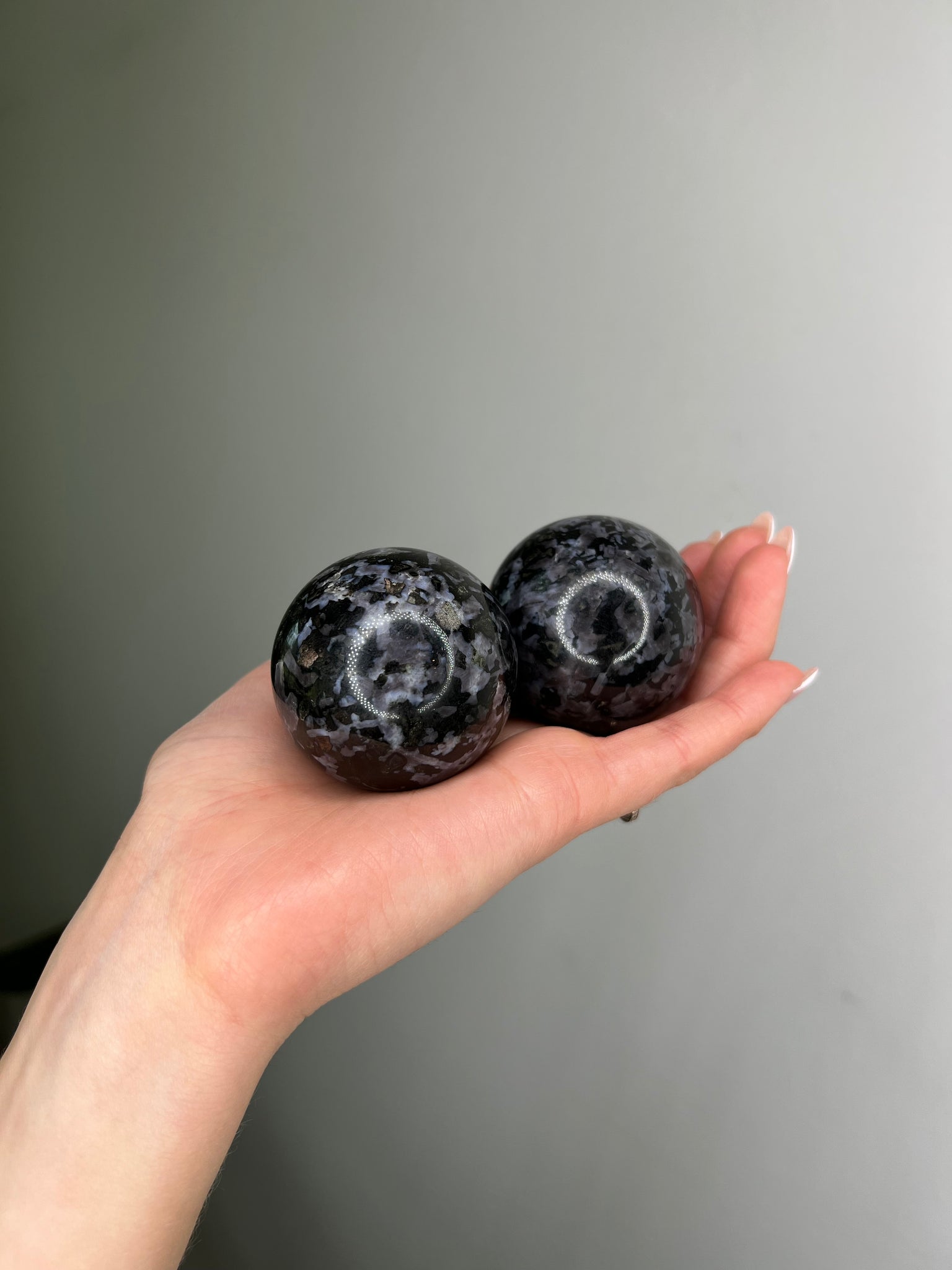 Indigo Gabbro Sphere