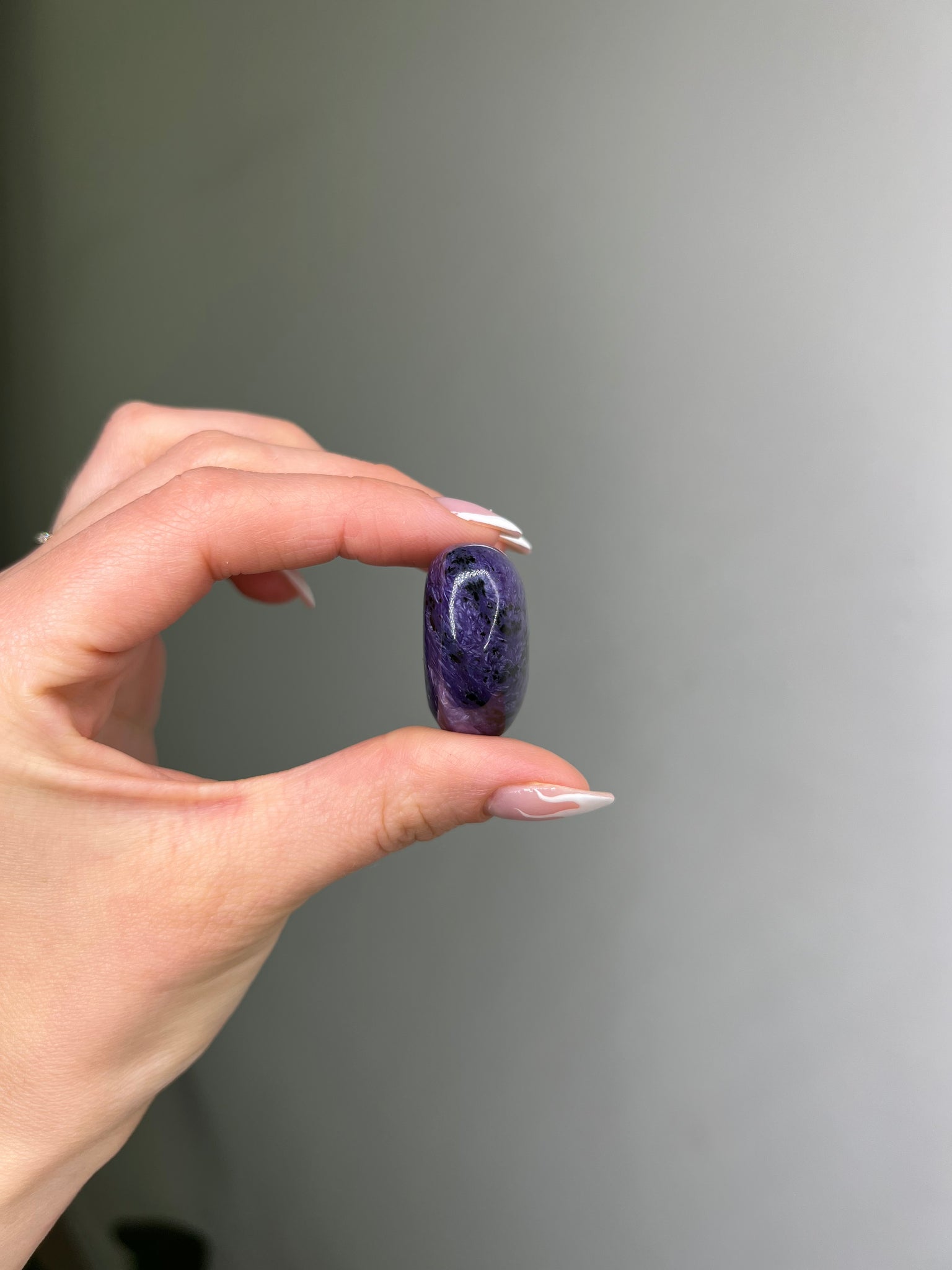 Charoite Heart