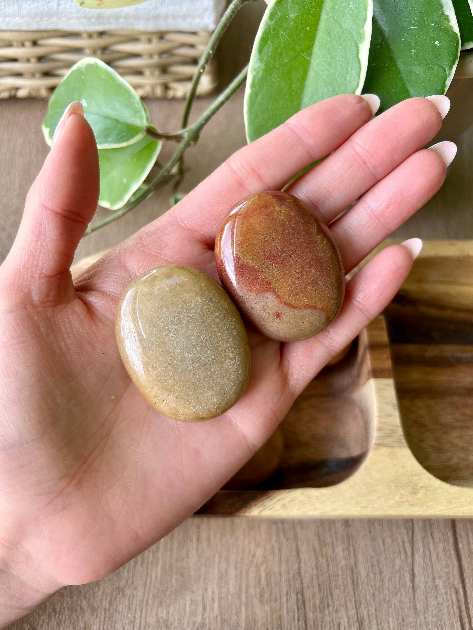 Peach Moonstone Pocket Pillow