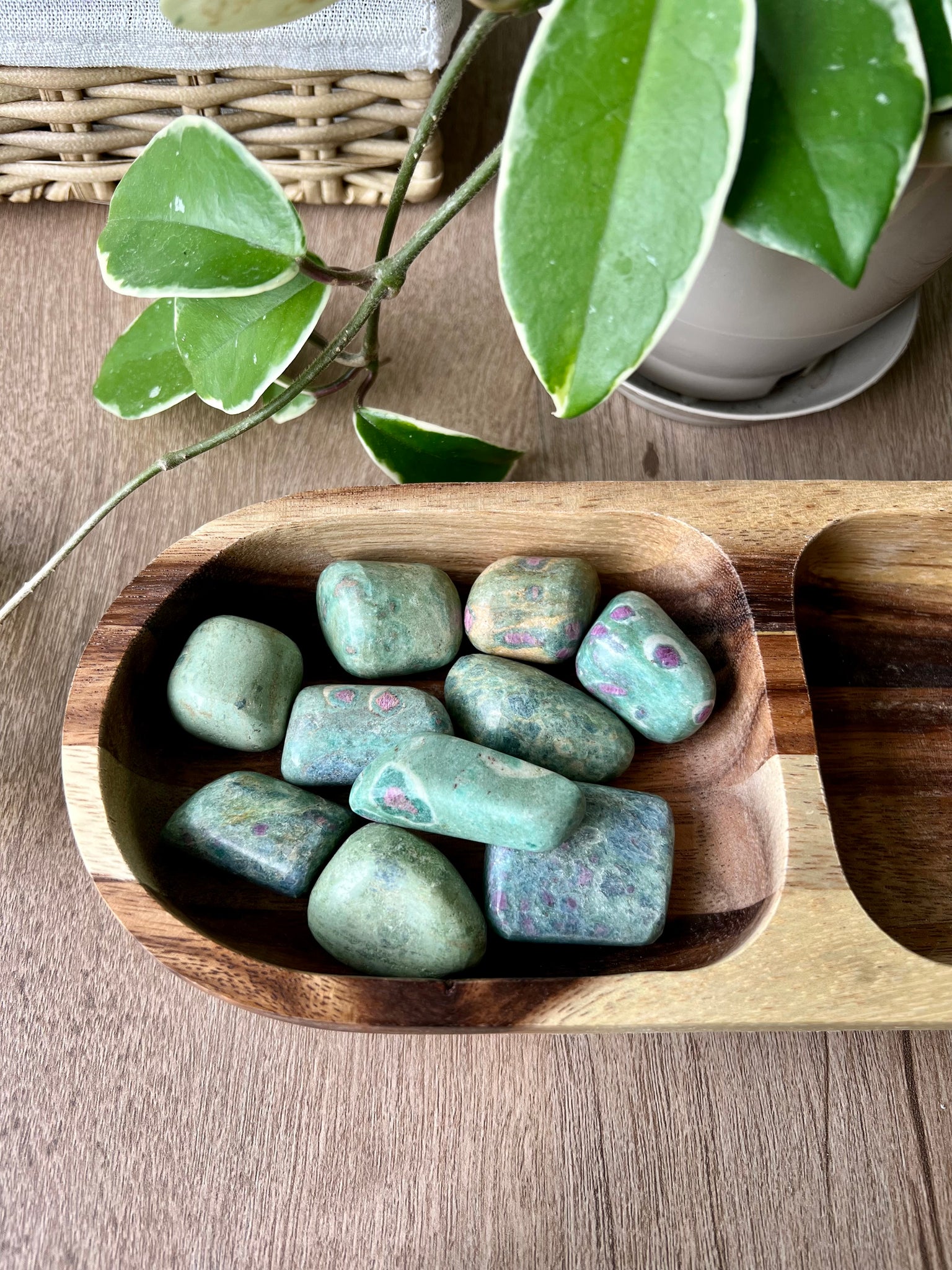 Ruby on Fuchsite Tumble - Add-on