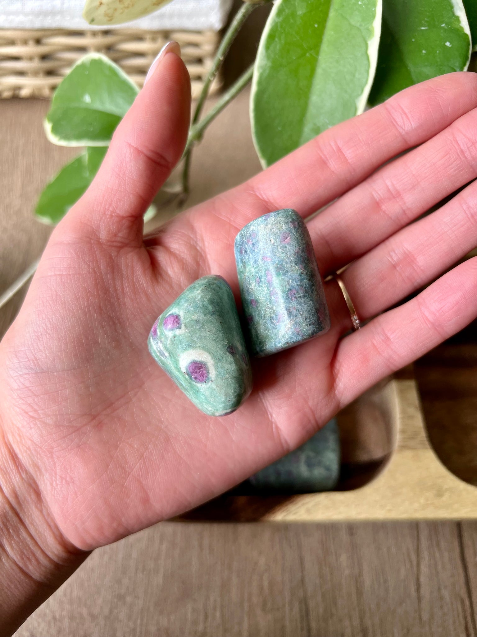 Ruby on Fuchsite Tumble - Add-on
