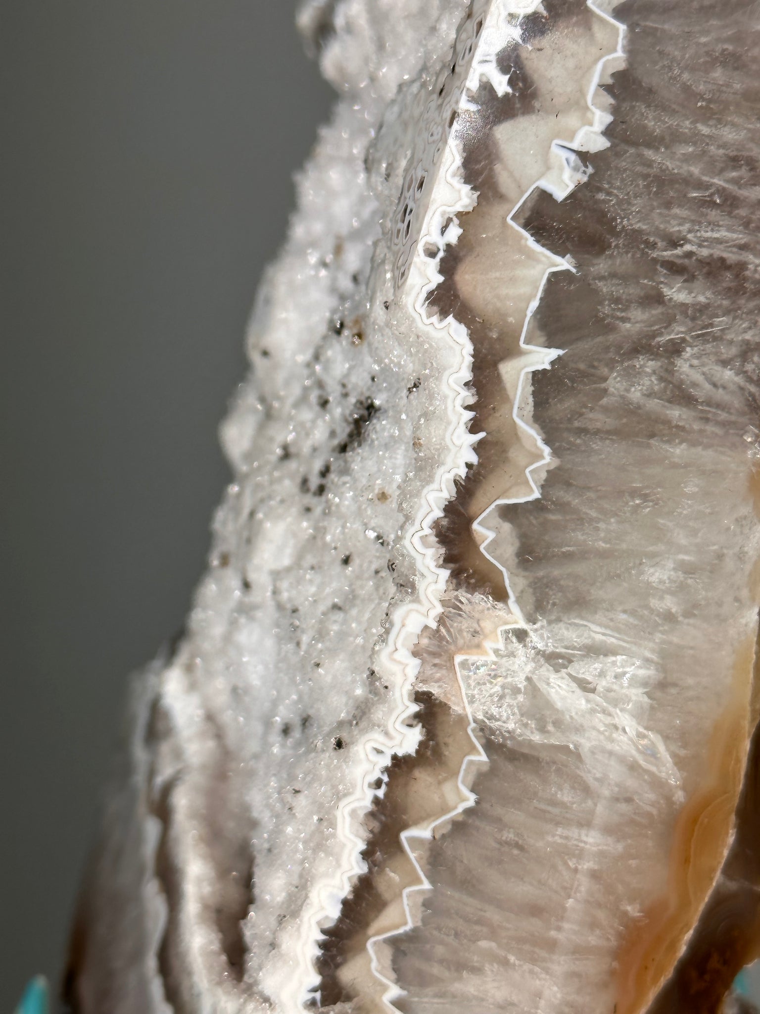 Druzy Agate Tower