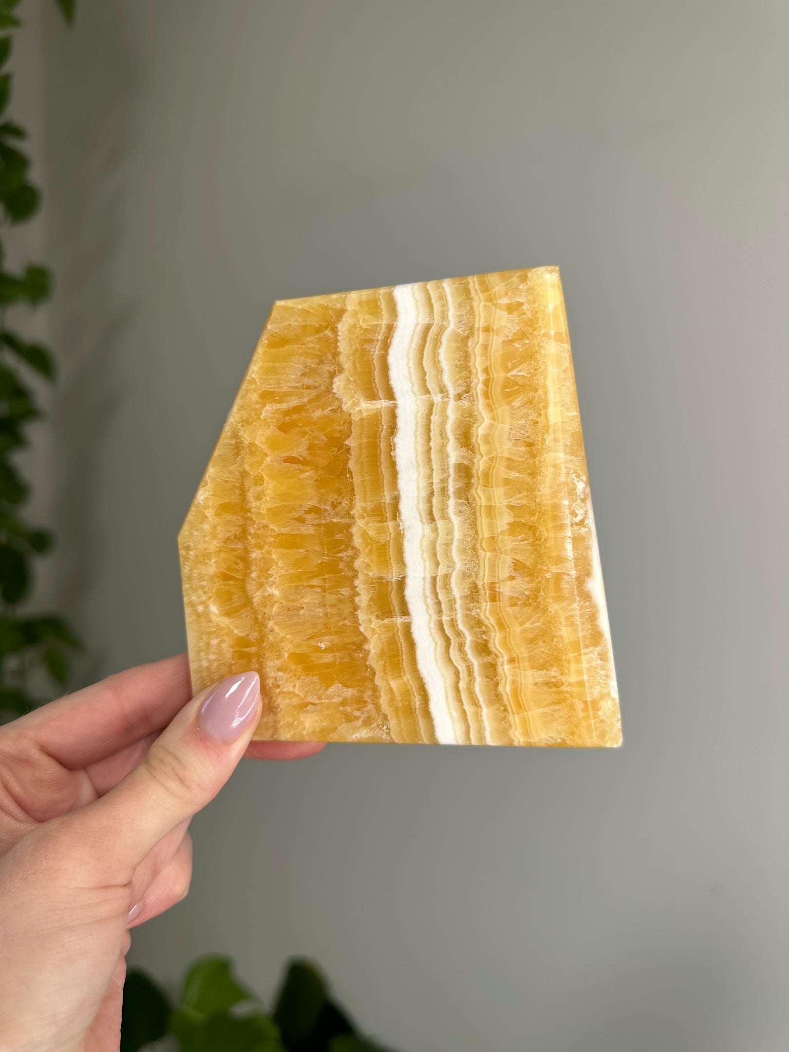 Orange Calcite Slabs