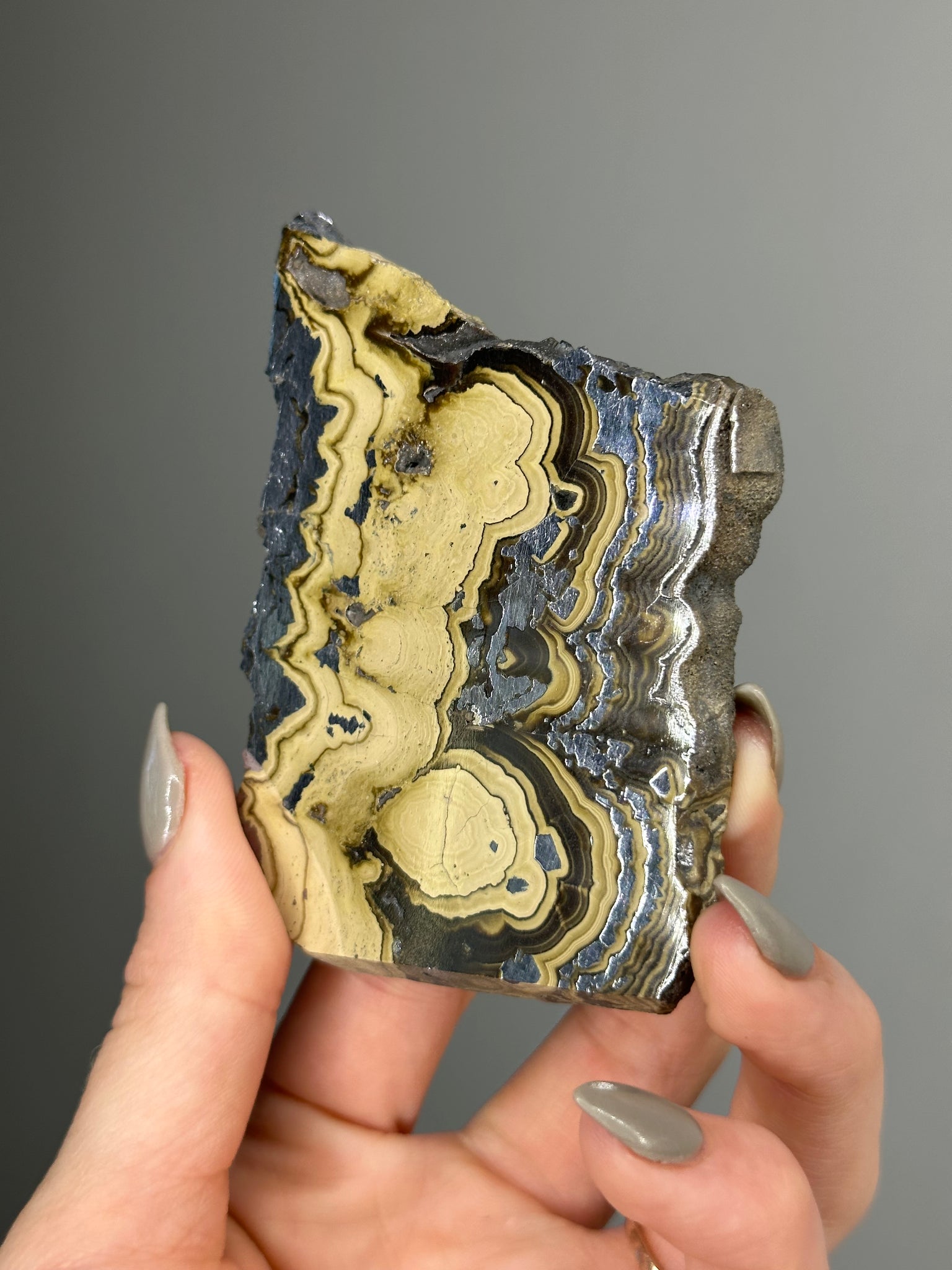 Sphalerite w/ Galenite Slab