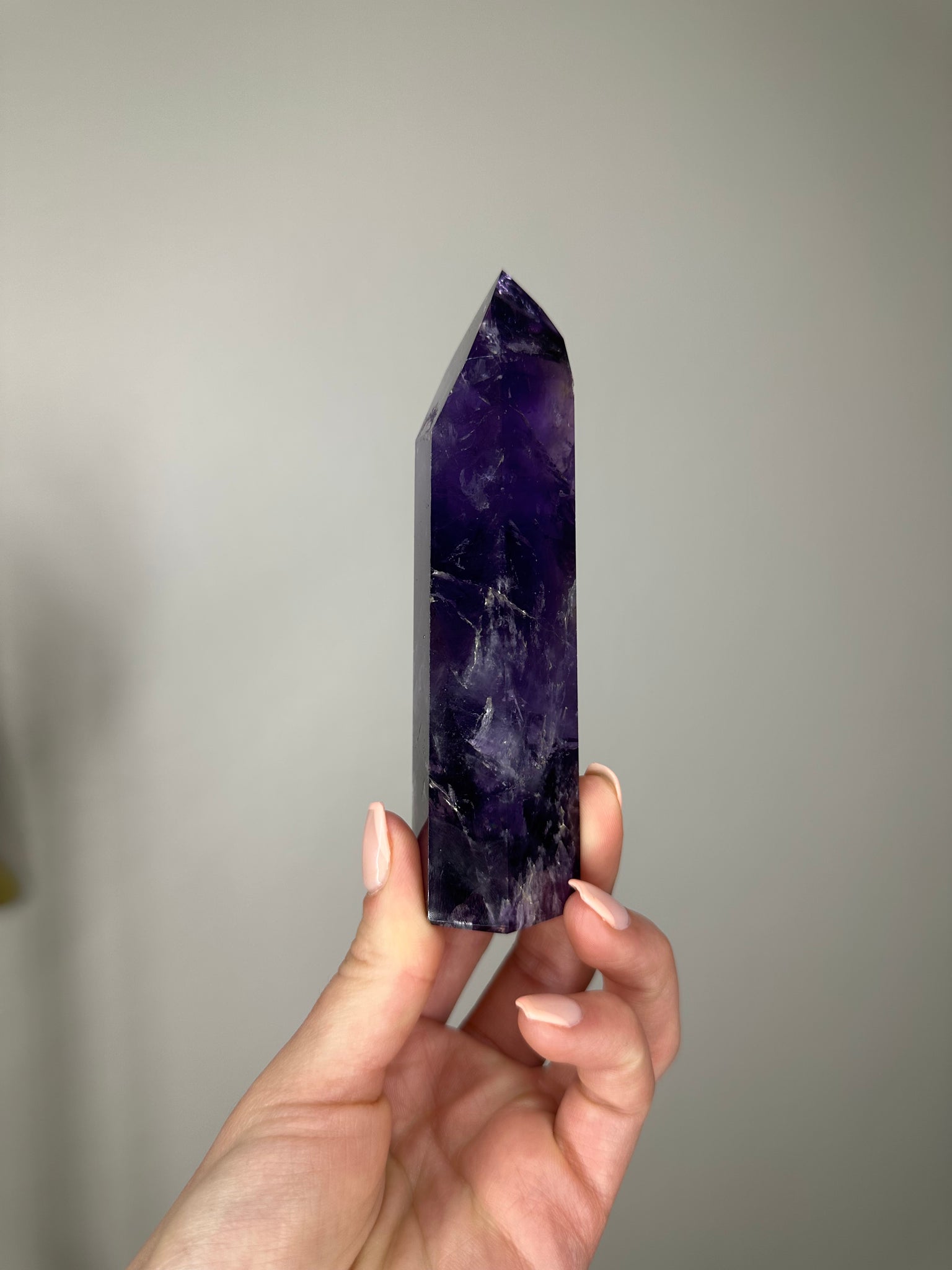 Brazilian Amethyst Root Point