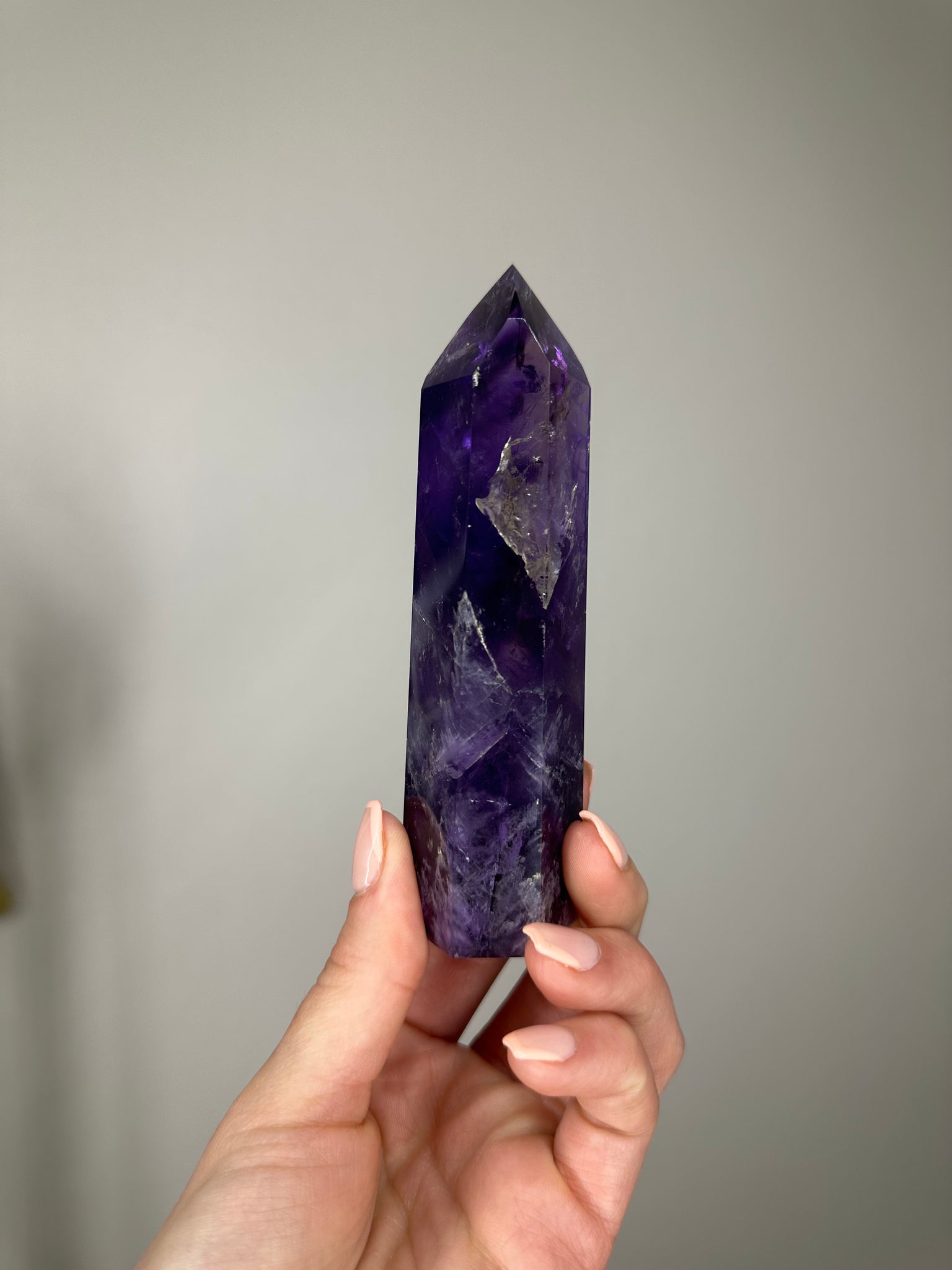 Brazilian Amethyst Root Point