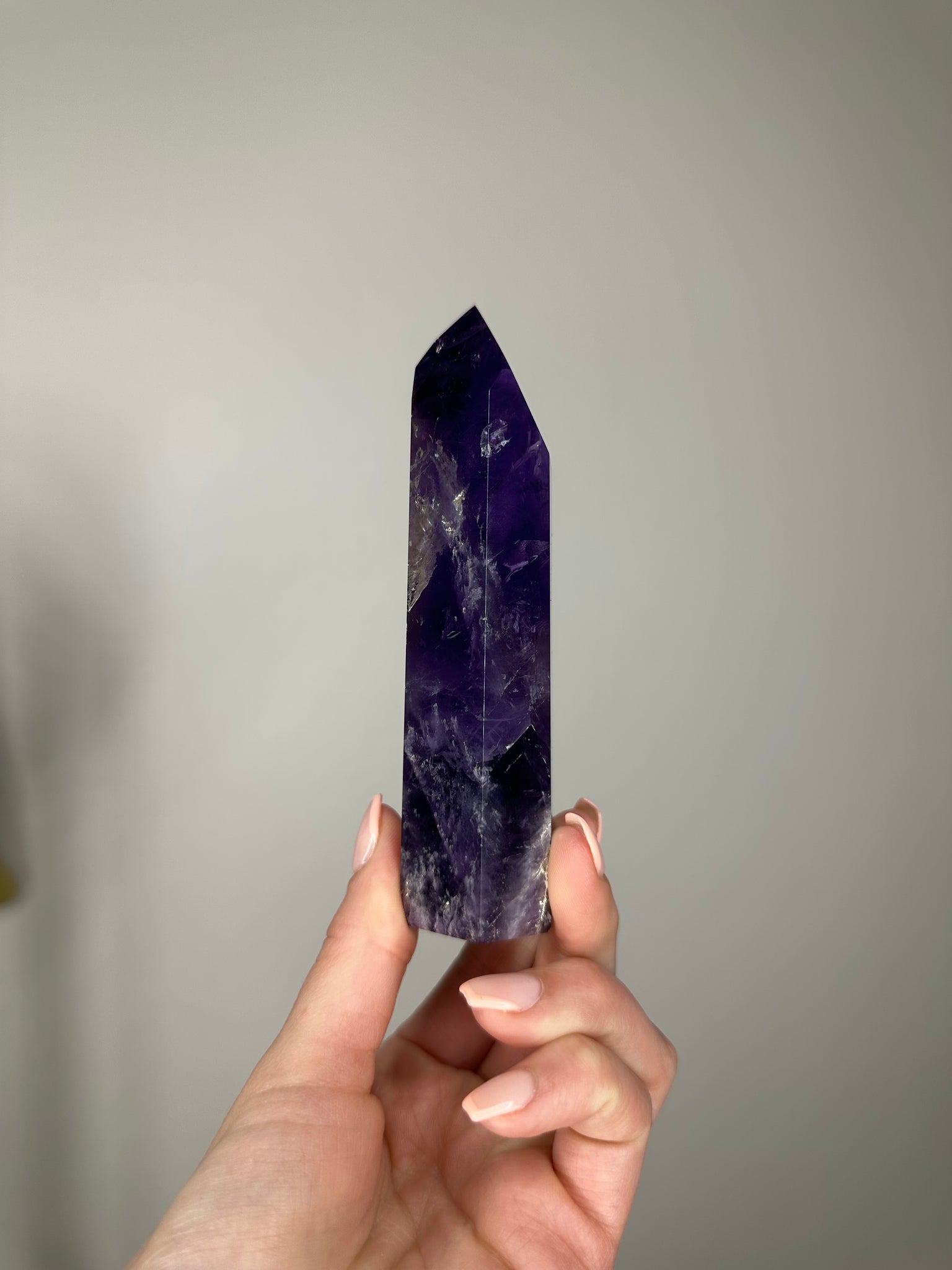 Brazilian Amethyst Root Point