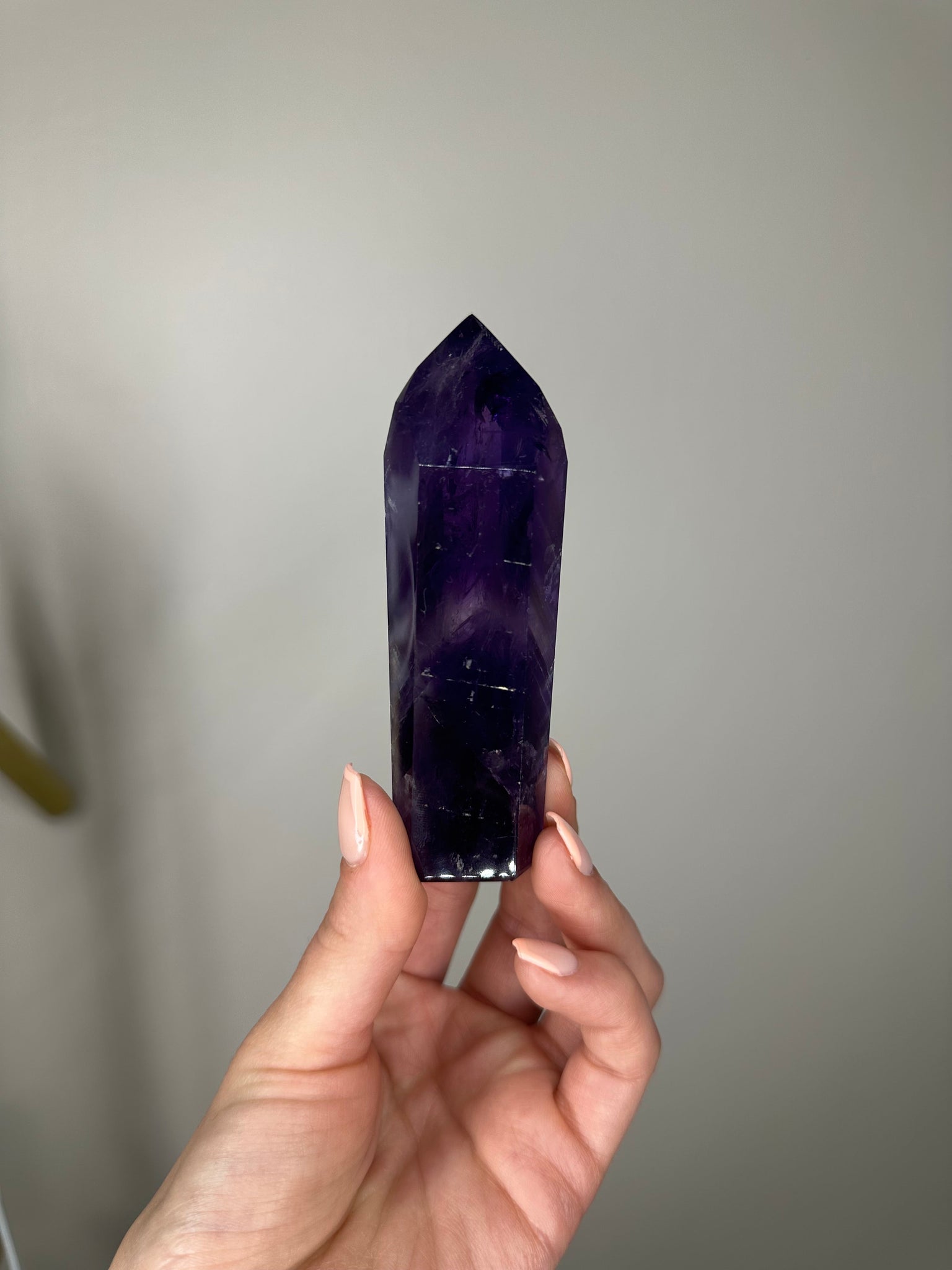 Brazilian Amethyst Root Point
