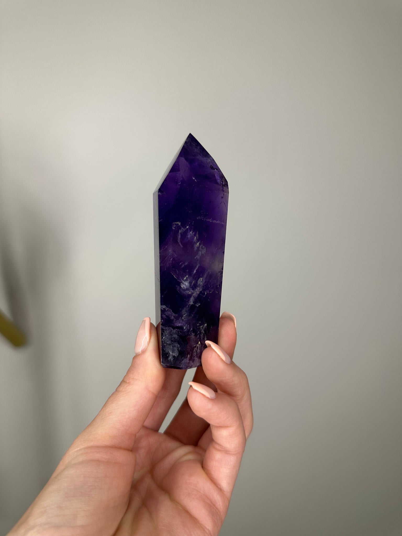 Brazilian Amethyst Root Point