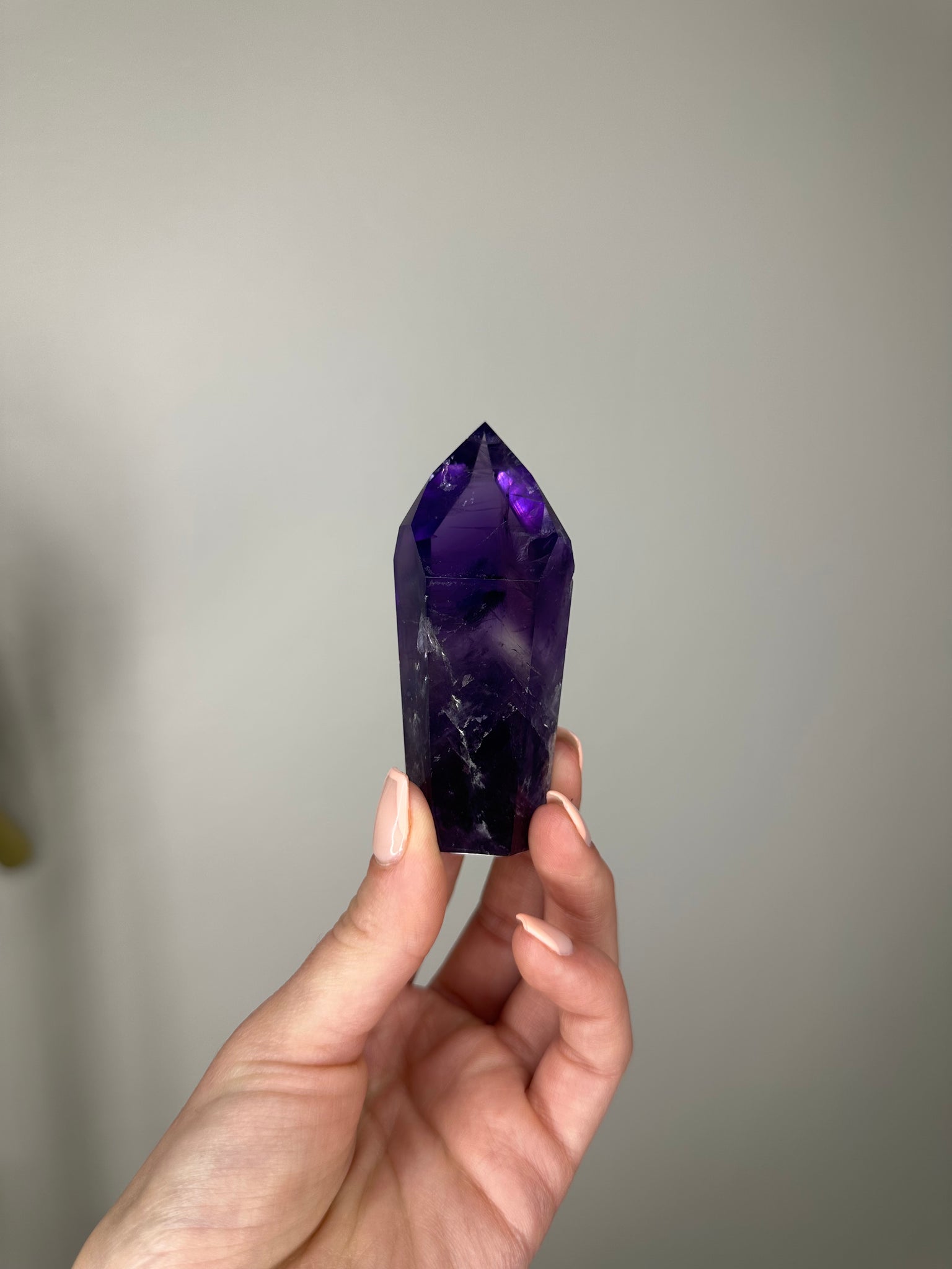 Brazilian Amethyst Root Point