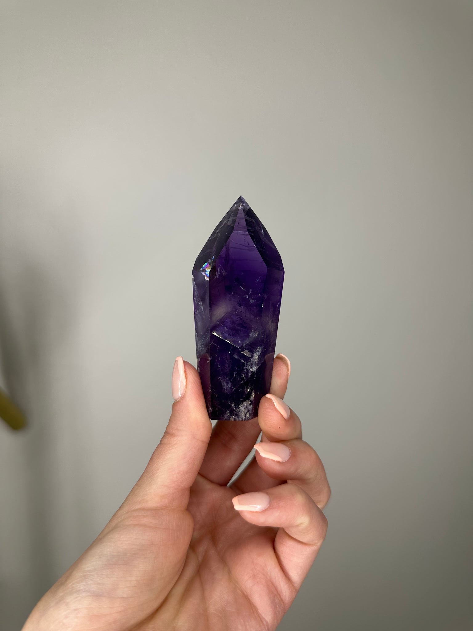 Brazilian Amethyst Root Point