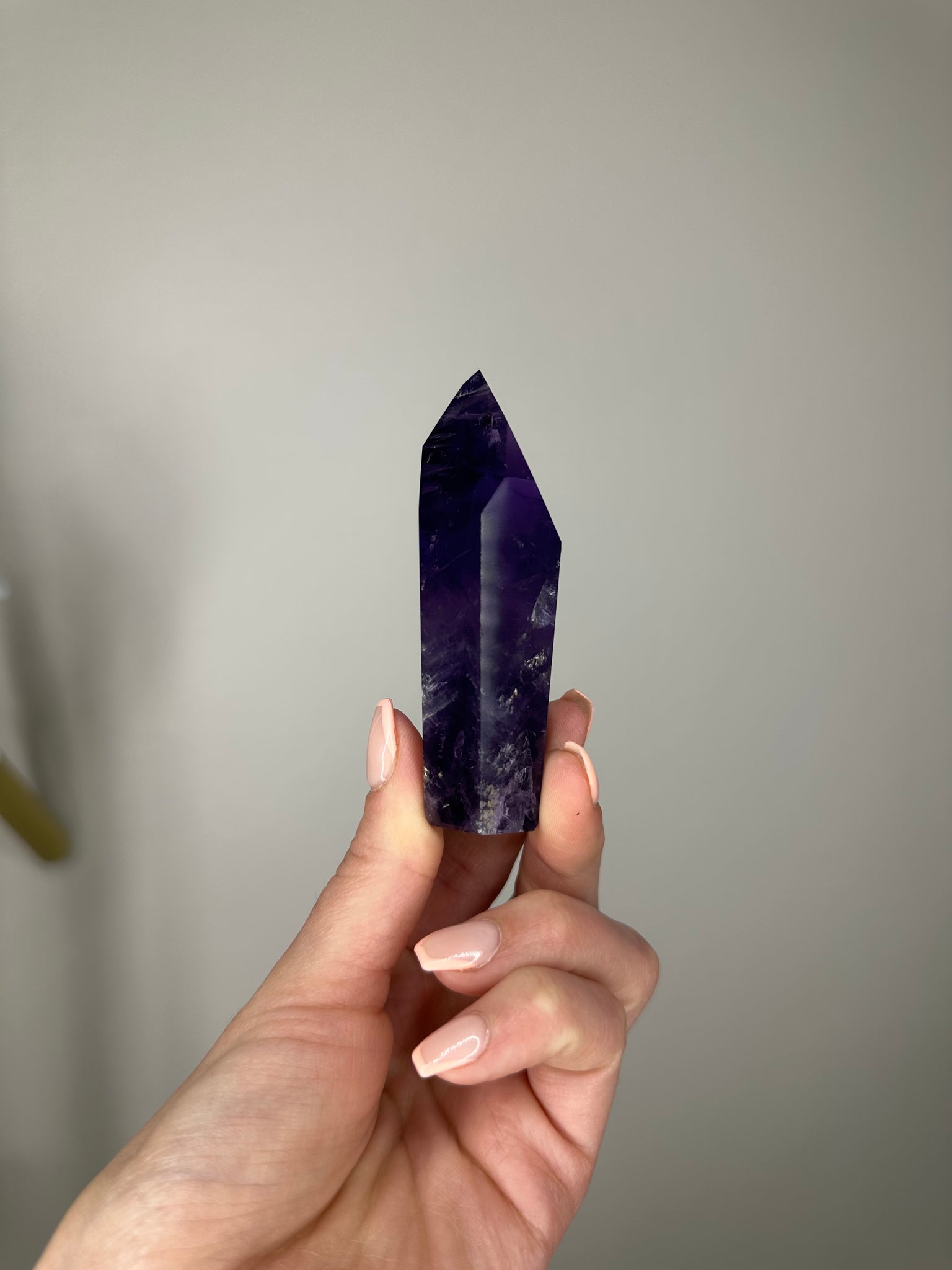 Brazilian Amethyst Root Point