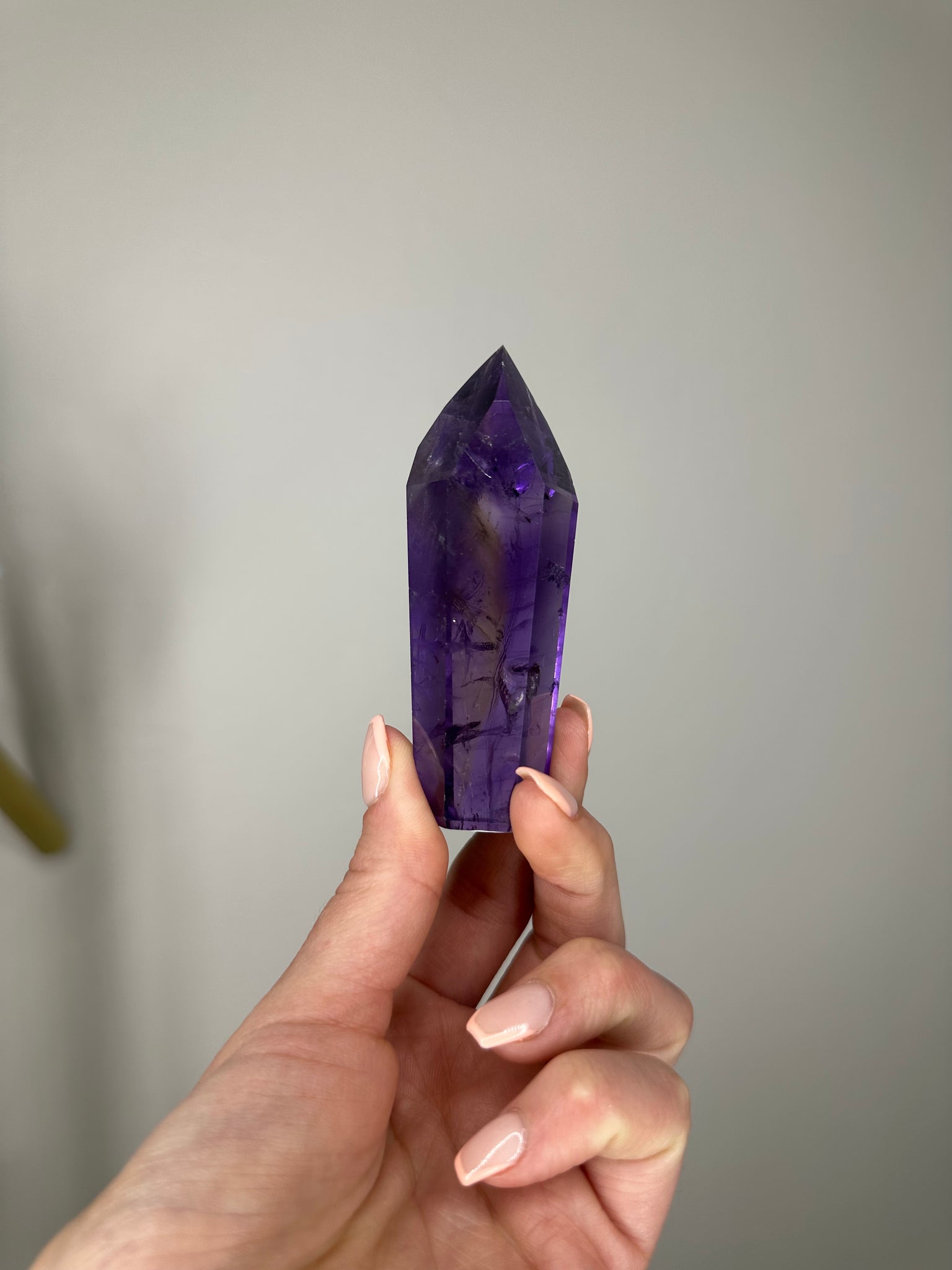 Brazilian Amethyst Root Point