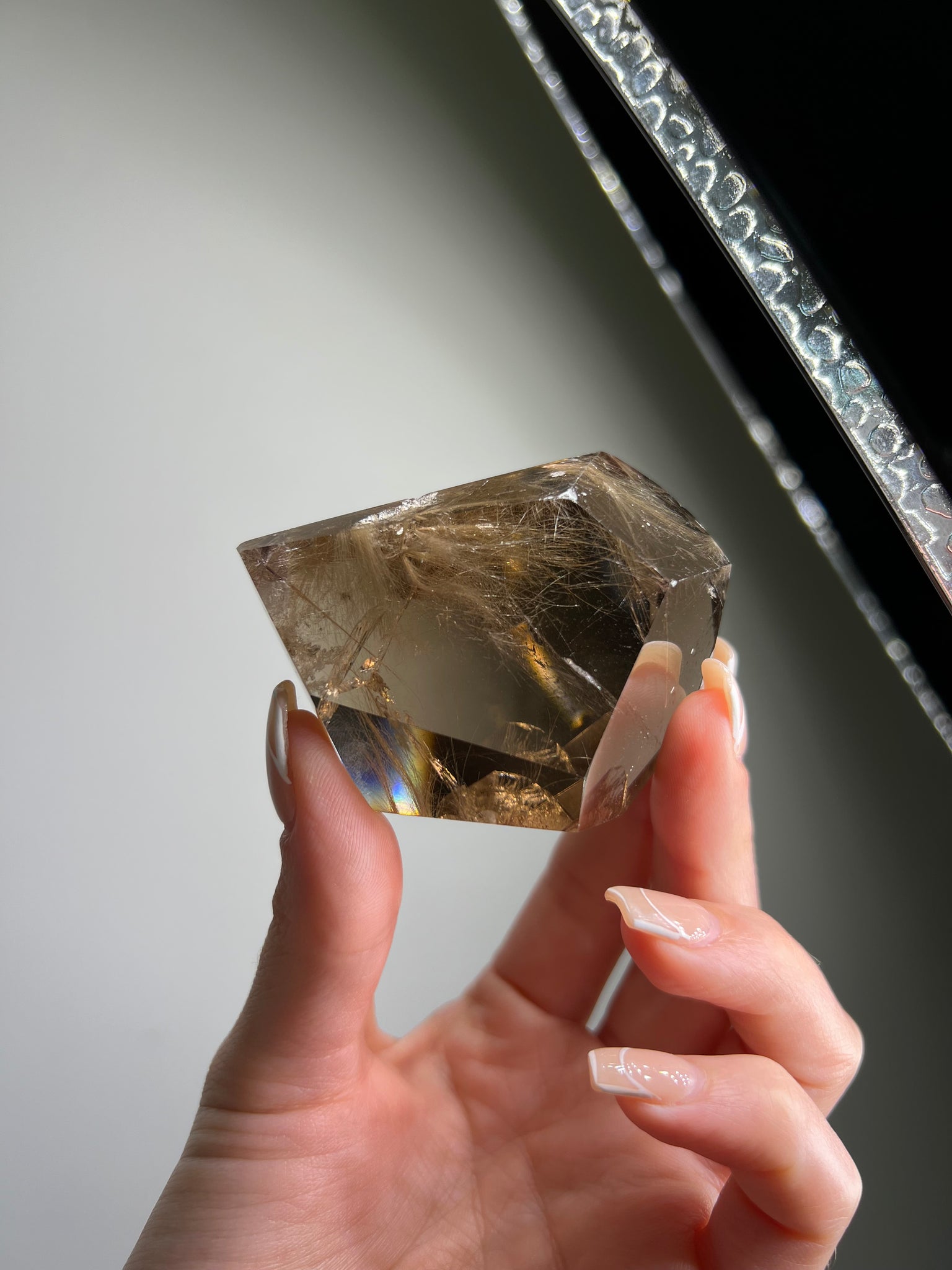 Rutile Smoky Quartz Freeform