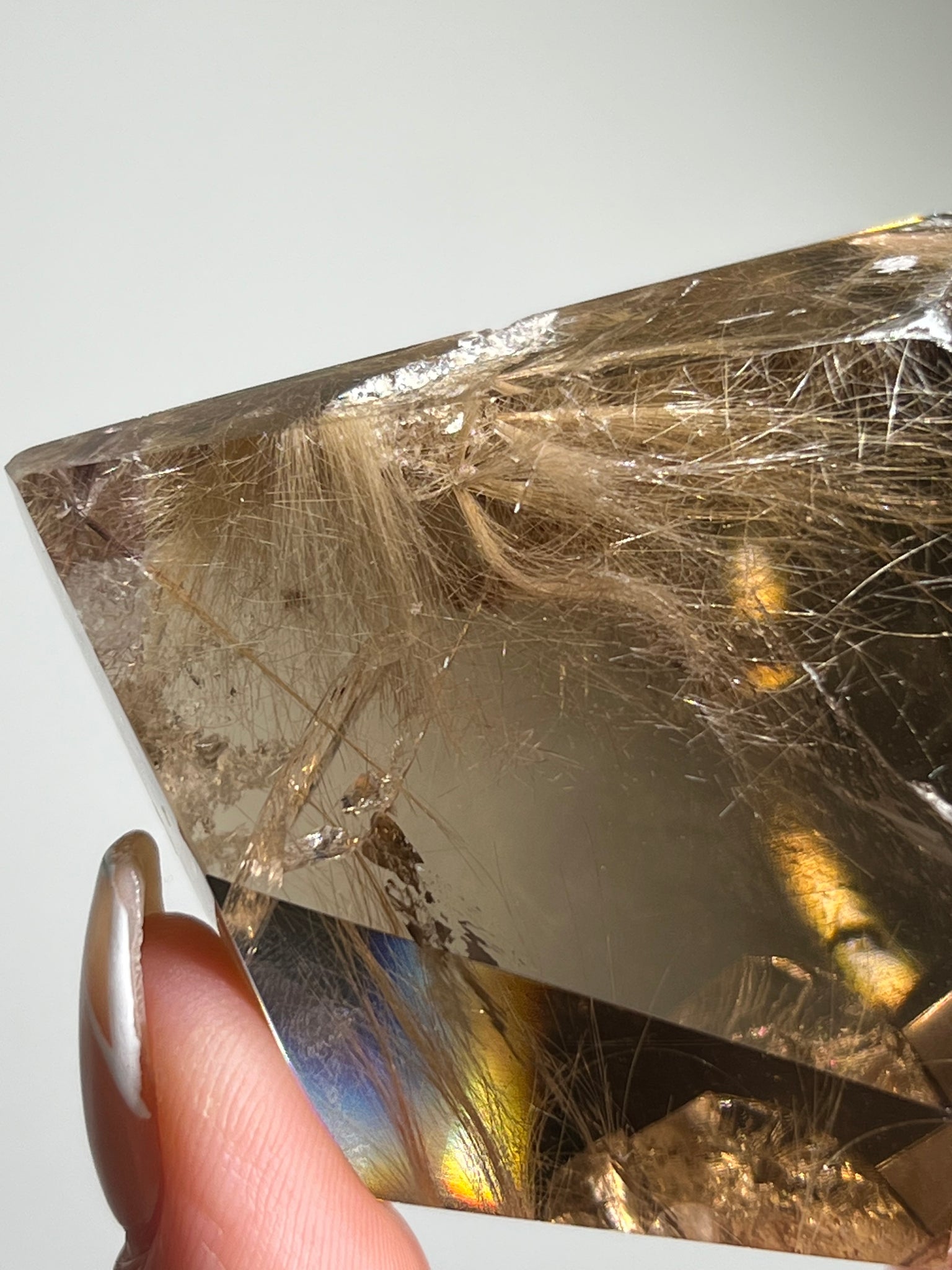 Rutile Smoky Quartz Freeform