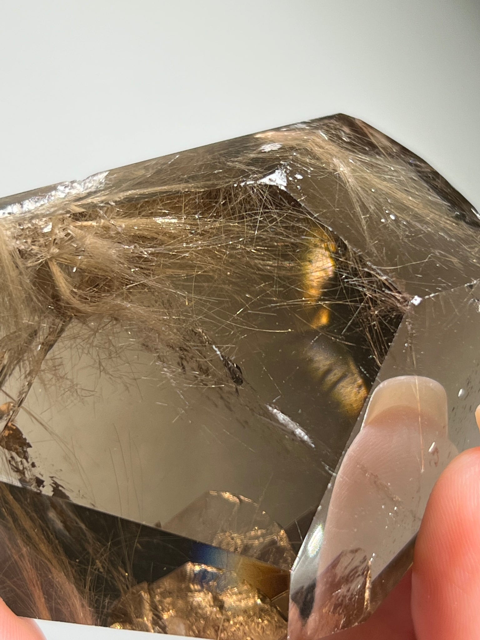 Rutile Smoky Quartz Freeform