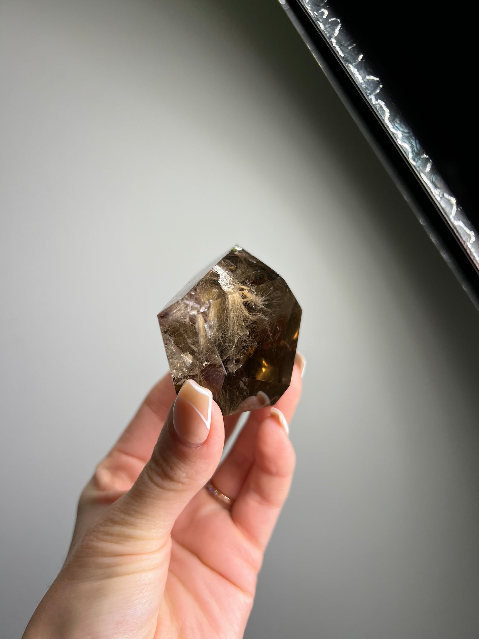 Rutile Smoky Quartz Freeform