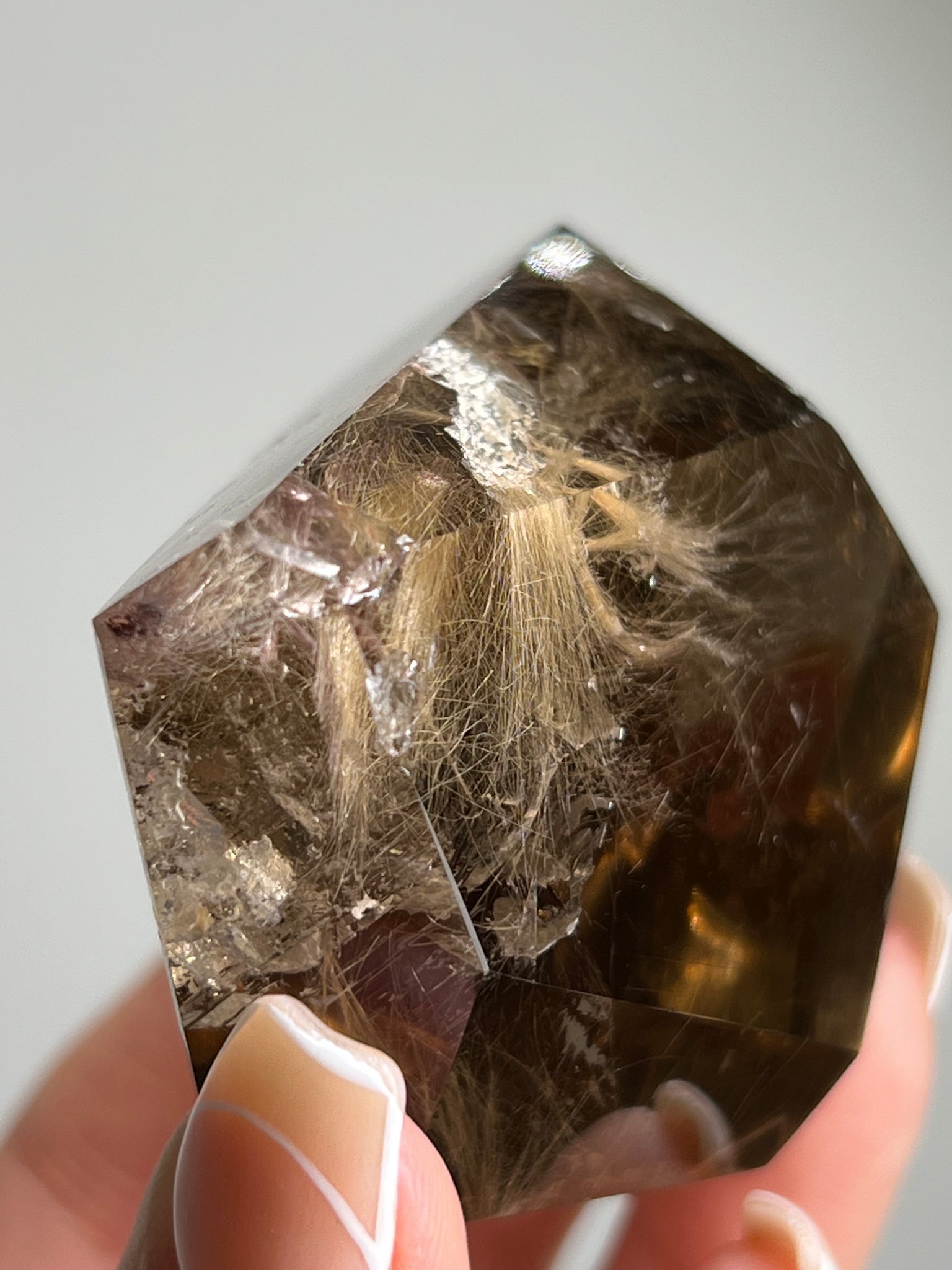 Rutile Smoky Quartz Freeform
