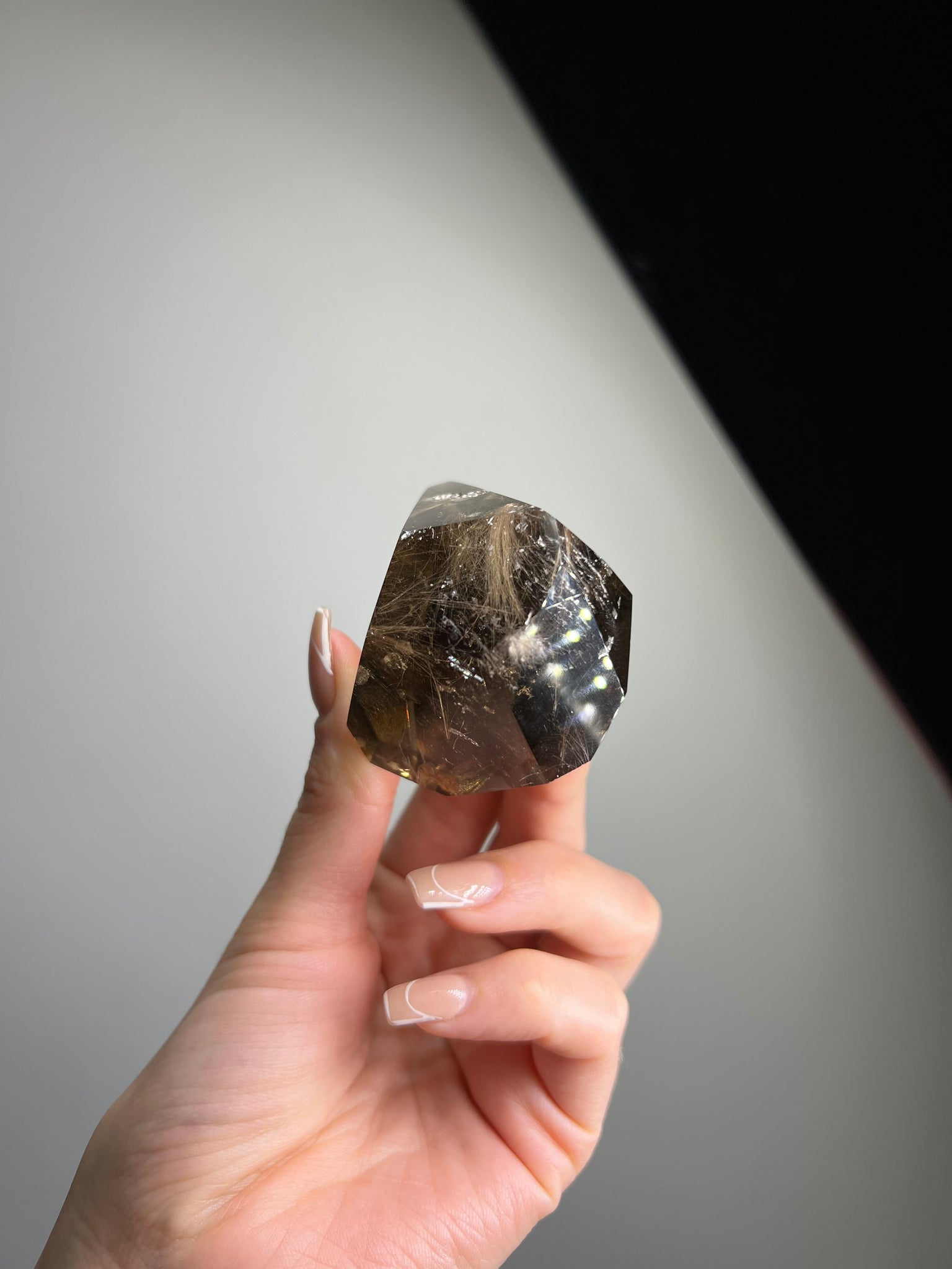 Rutile Smoky Quartz Freeform