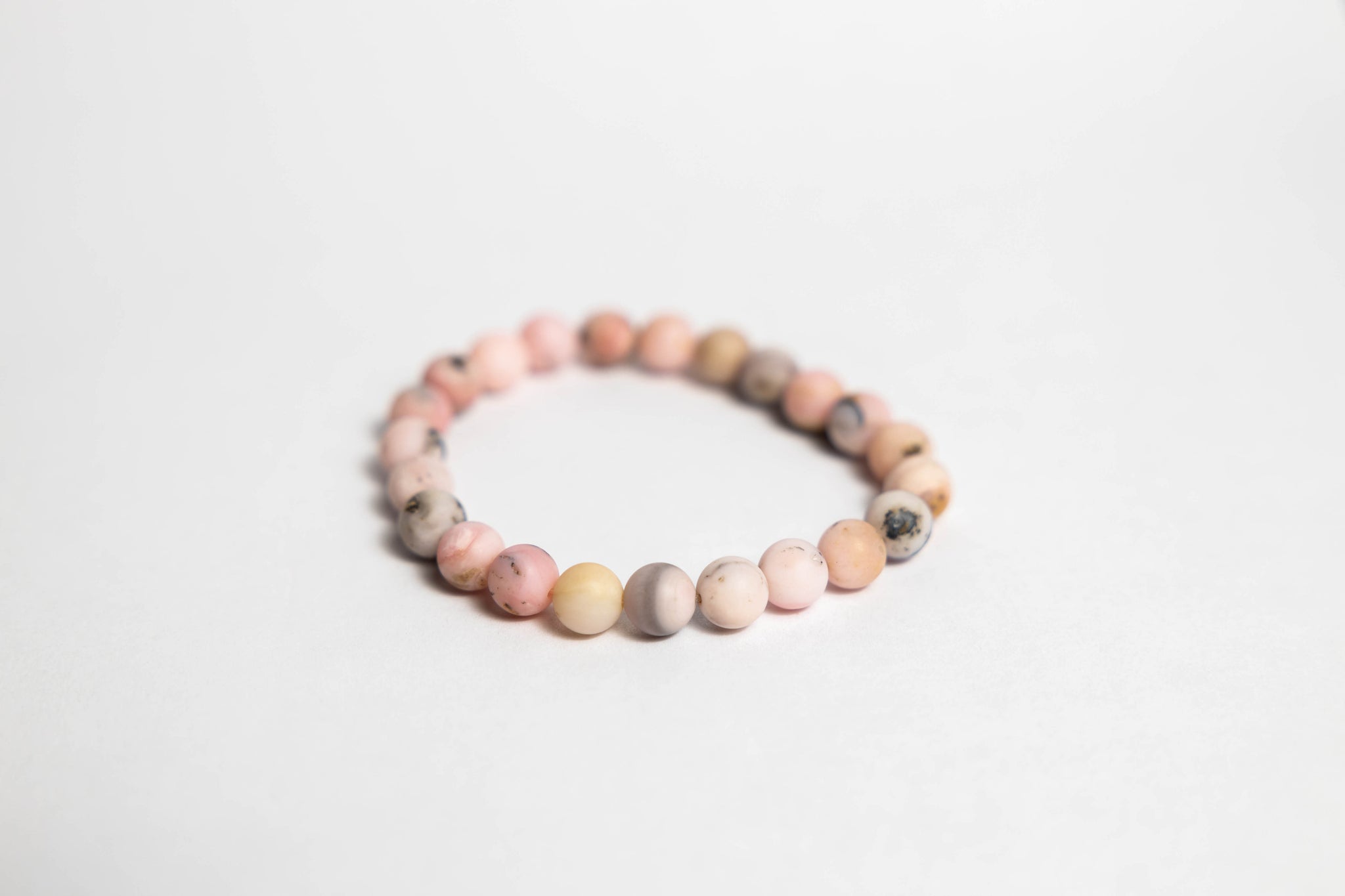 Pink Opal Bracelet - Matte - 8mm