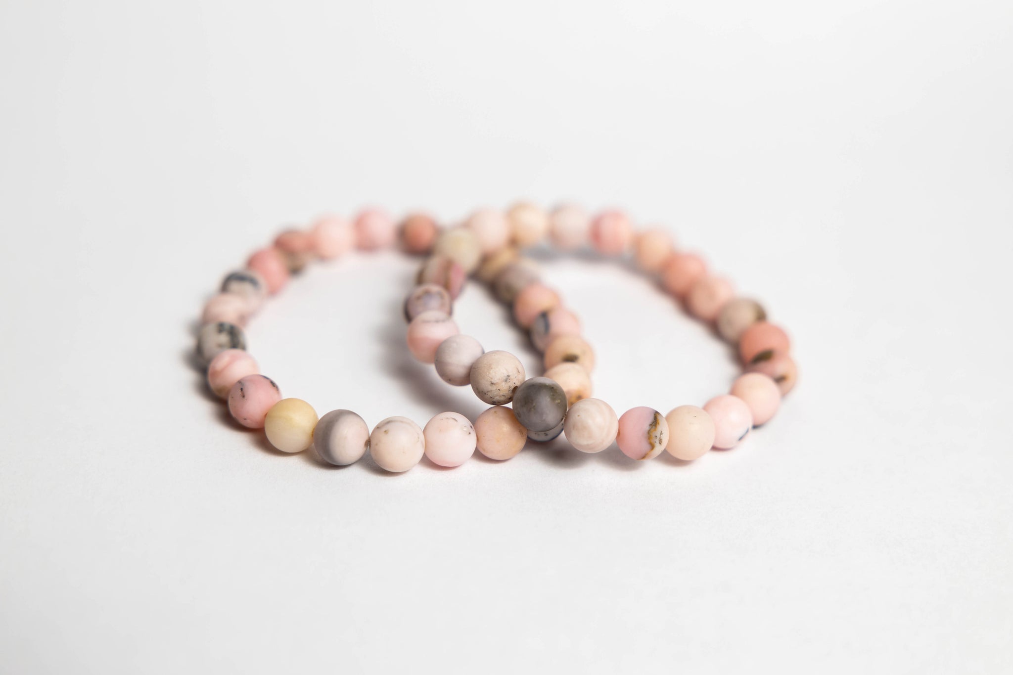 Pink Opal Bracelet - Matte - 8mm