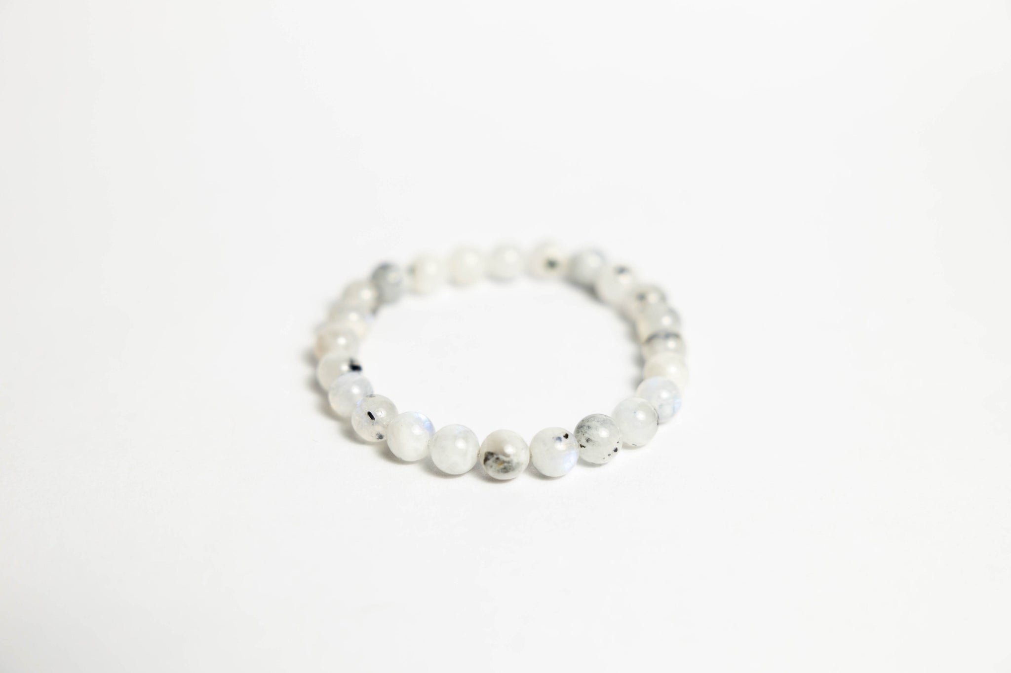 Rainbow Moonstone Bracelet - 8mm - A