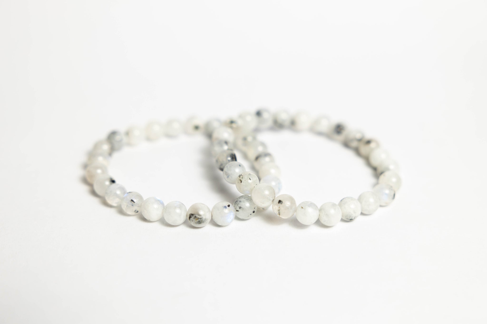 Rainbow Moonstone Bracelet - 8mm - A
