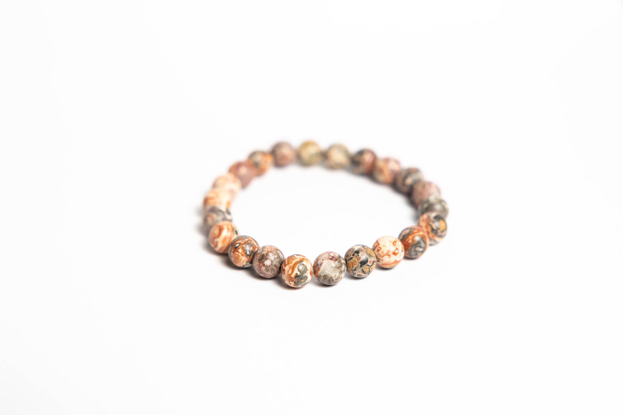 Leopard Skin Jasper Bracelet - 8mm