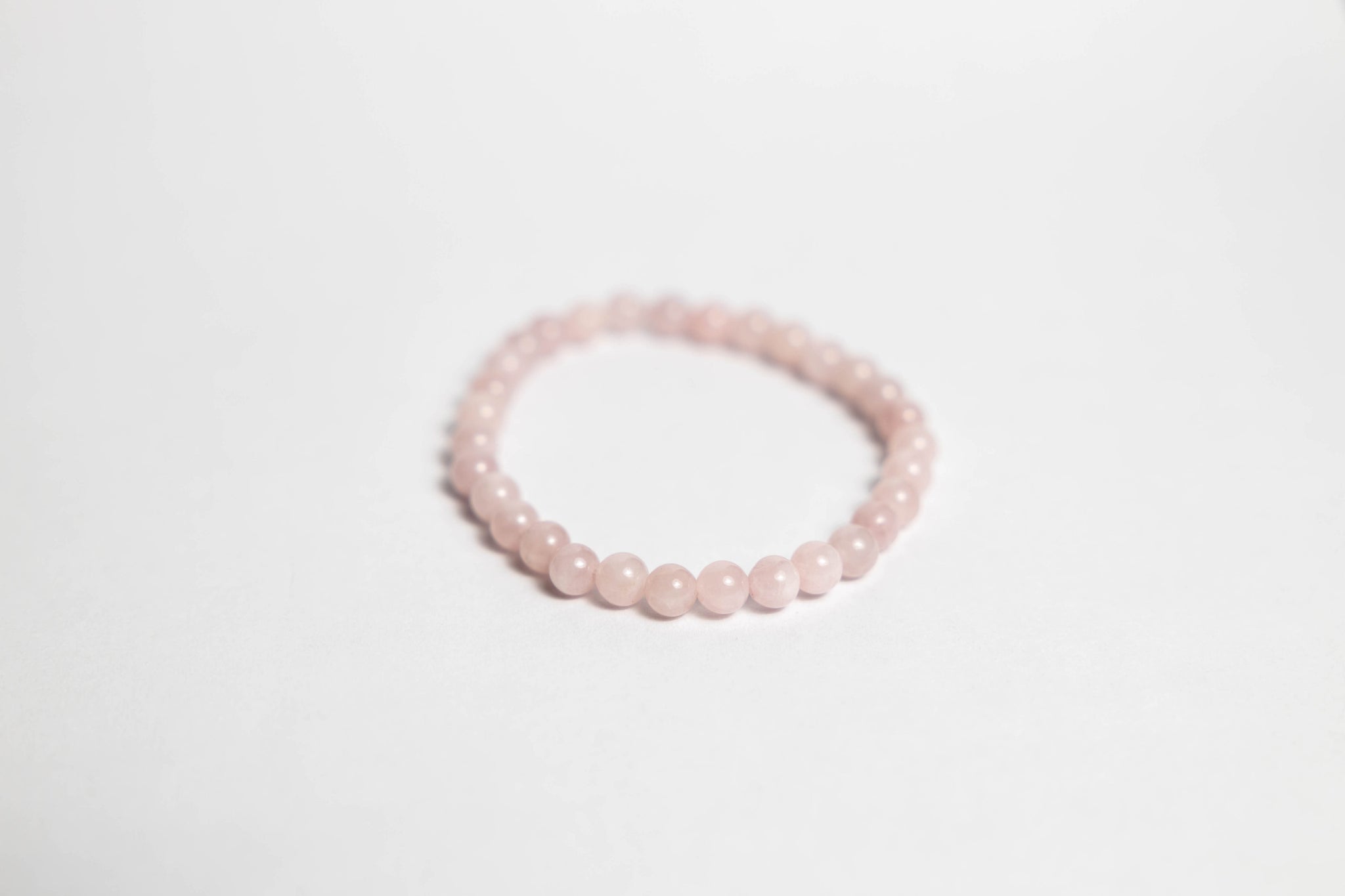 Rose Quartz Bracelet - 6mm - A