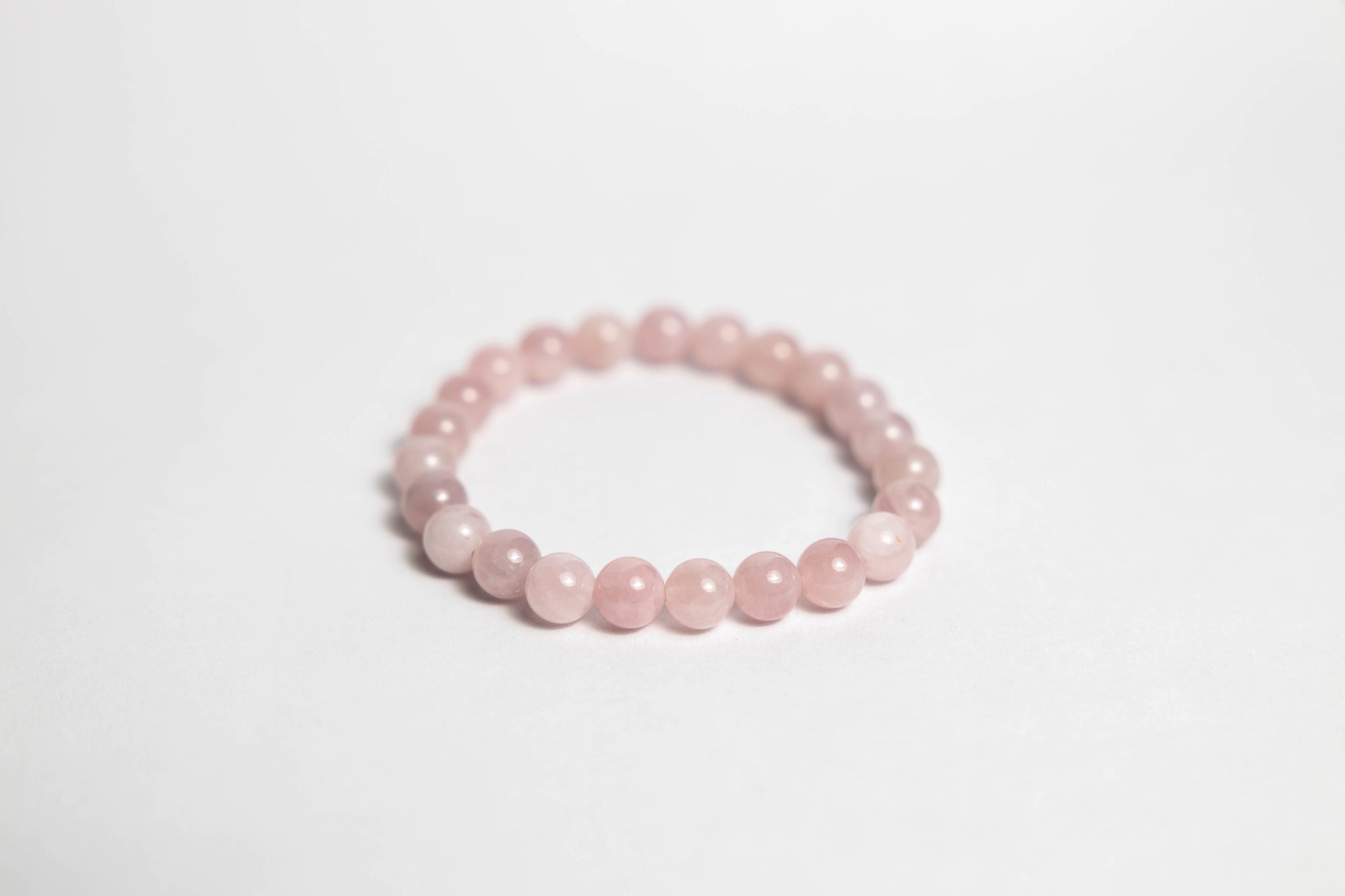 Rose Quartz Bracelet - 8mm - AA
